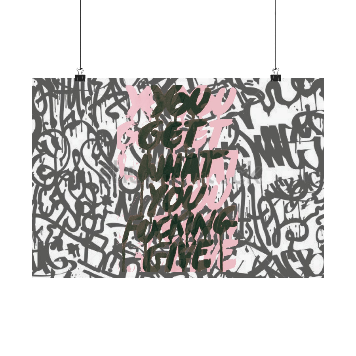 YouGetWhatYouGive AmplifyDestroy Print Poster