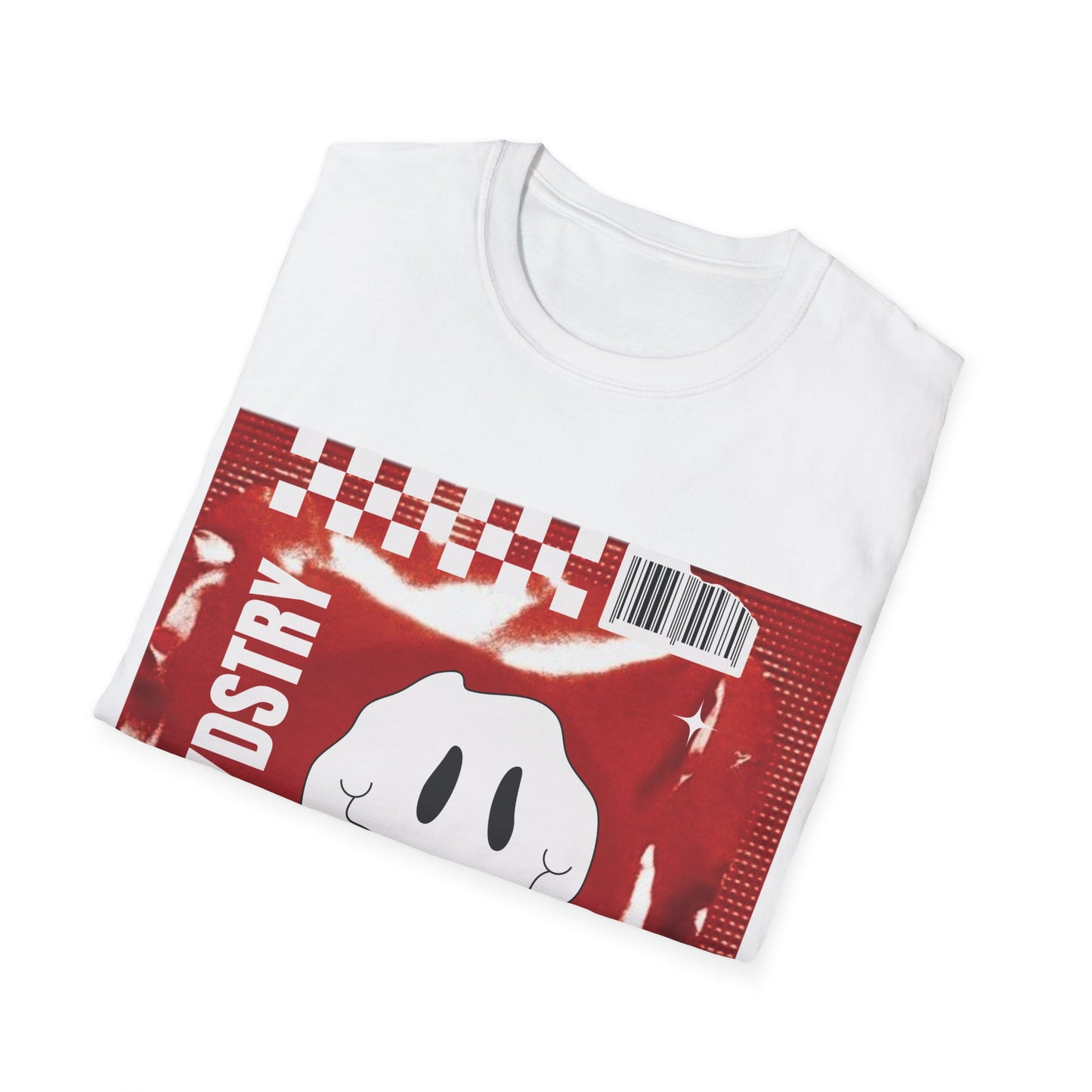 DUREX Classic Fit AmplifyDestroy Print Tee Shirt Black White Smiley Acid Sex Condom