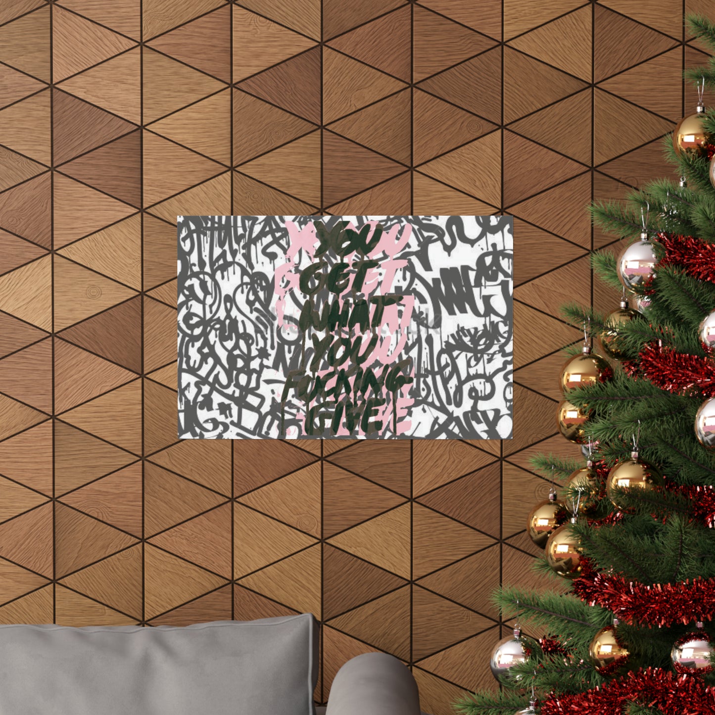 YouGetWhatYouGive AmplifyDestroy Print Poster