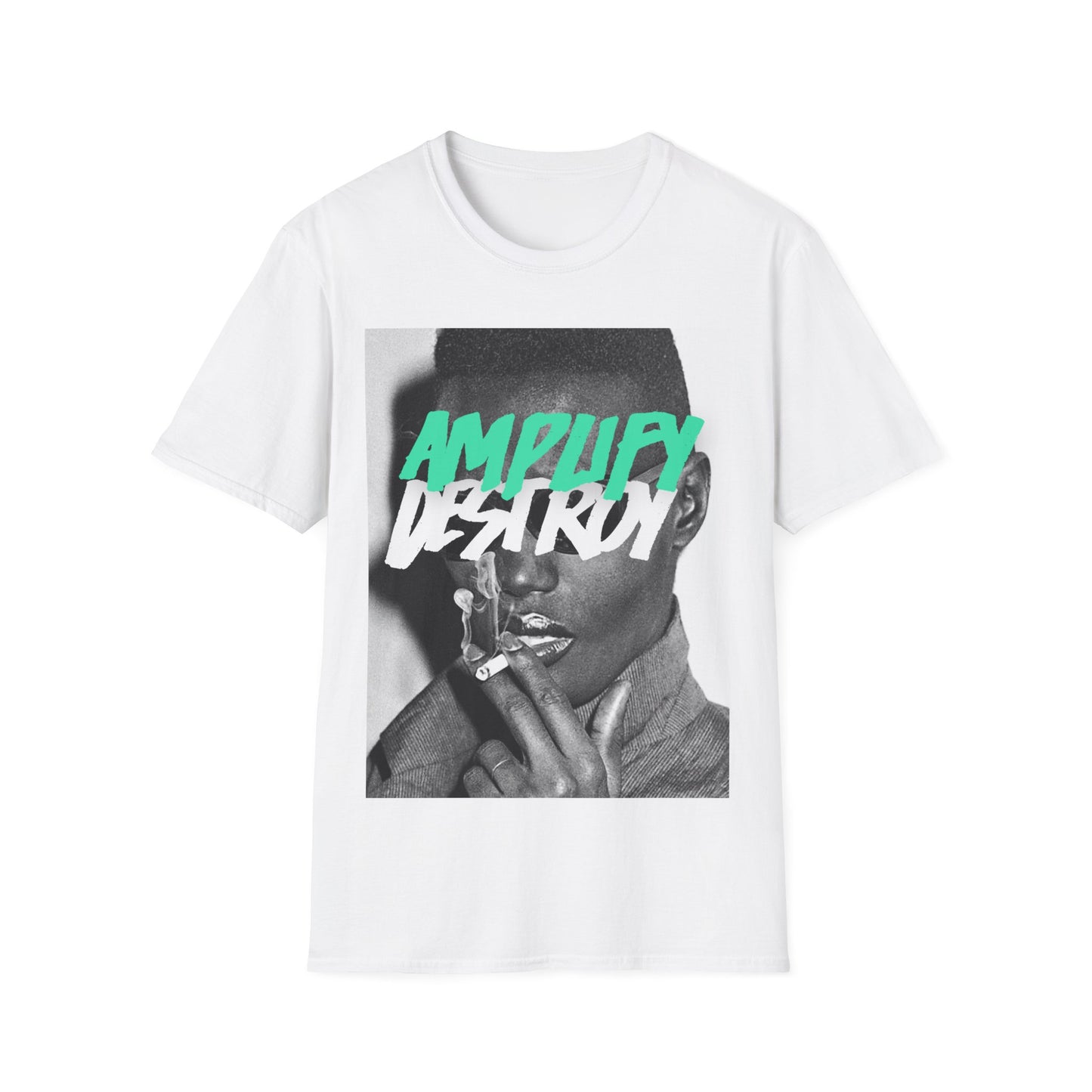 GRACE ClassIc Fit AmplifyDestroy Print Tee Shirt Grace Jones