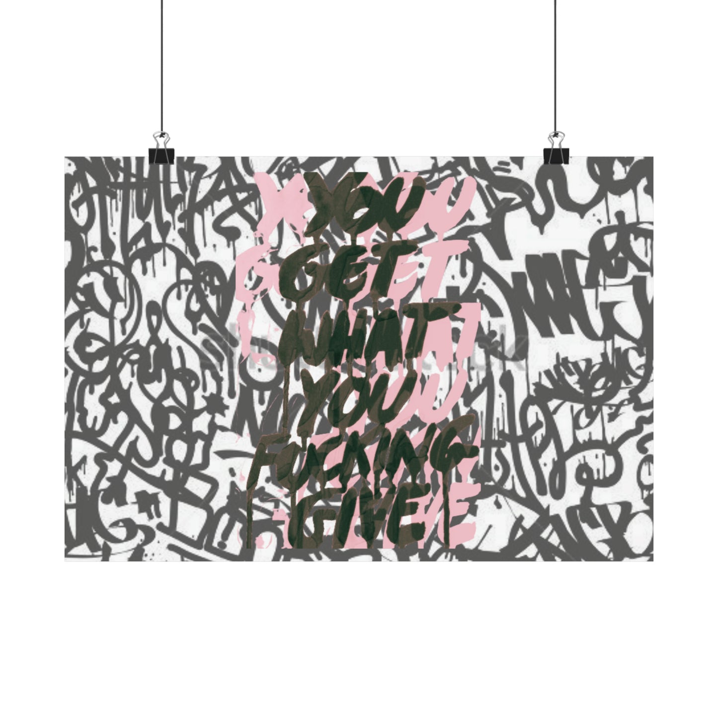YouGetWhatYouGive AmplifyDestroy Print Poster