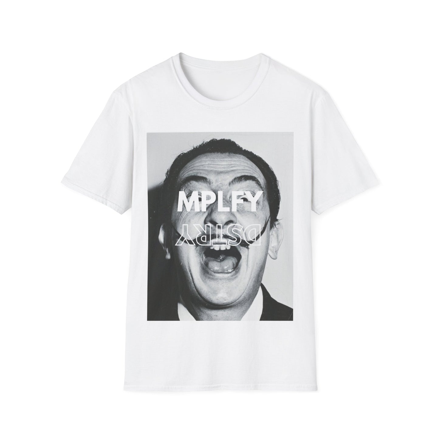 DALI Classic Fit AmpliyDestroy Print Tee Shirt Mens Womens