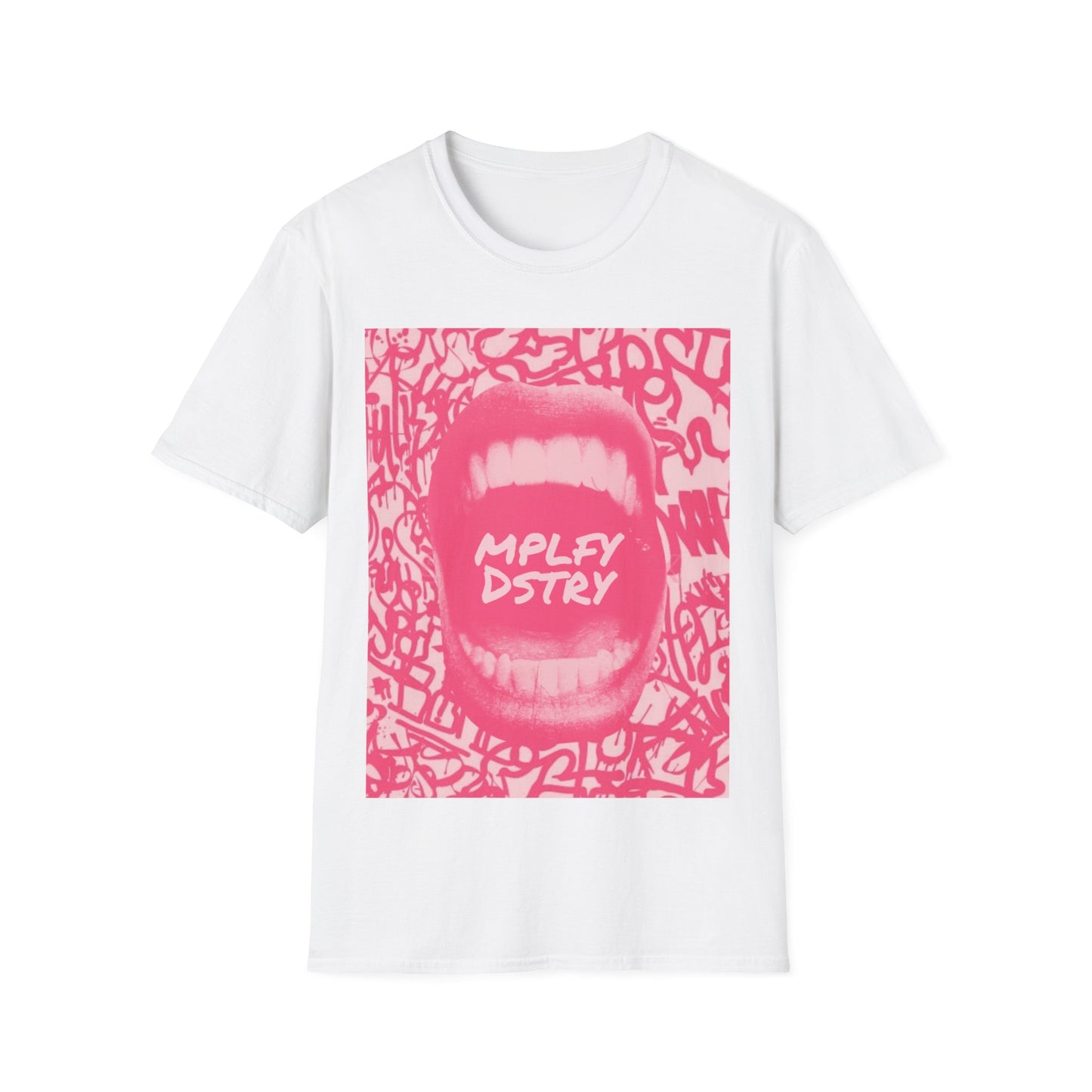 BIG MOUTH Classic Fit AmplifyDestroy Print Tee Shirt