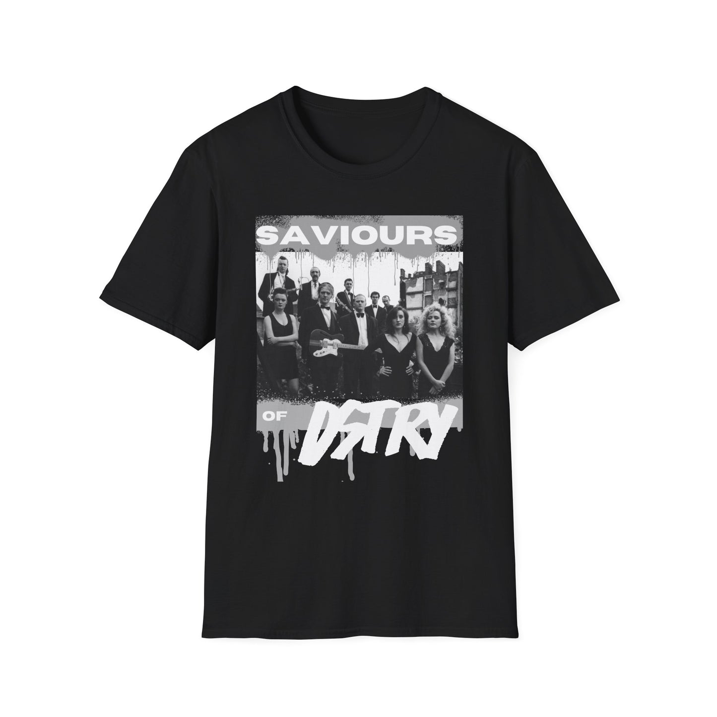 SAVIOURS OF SOUL Classic Fit AmplifyDestroy Print Tree Shirt The Commitments, Dublin Ireland,