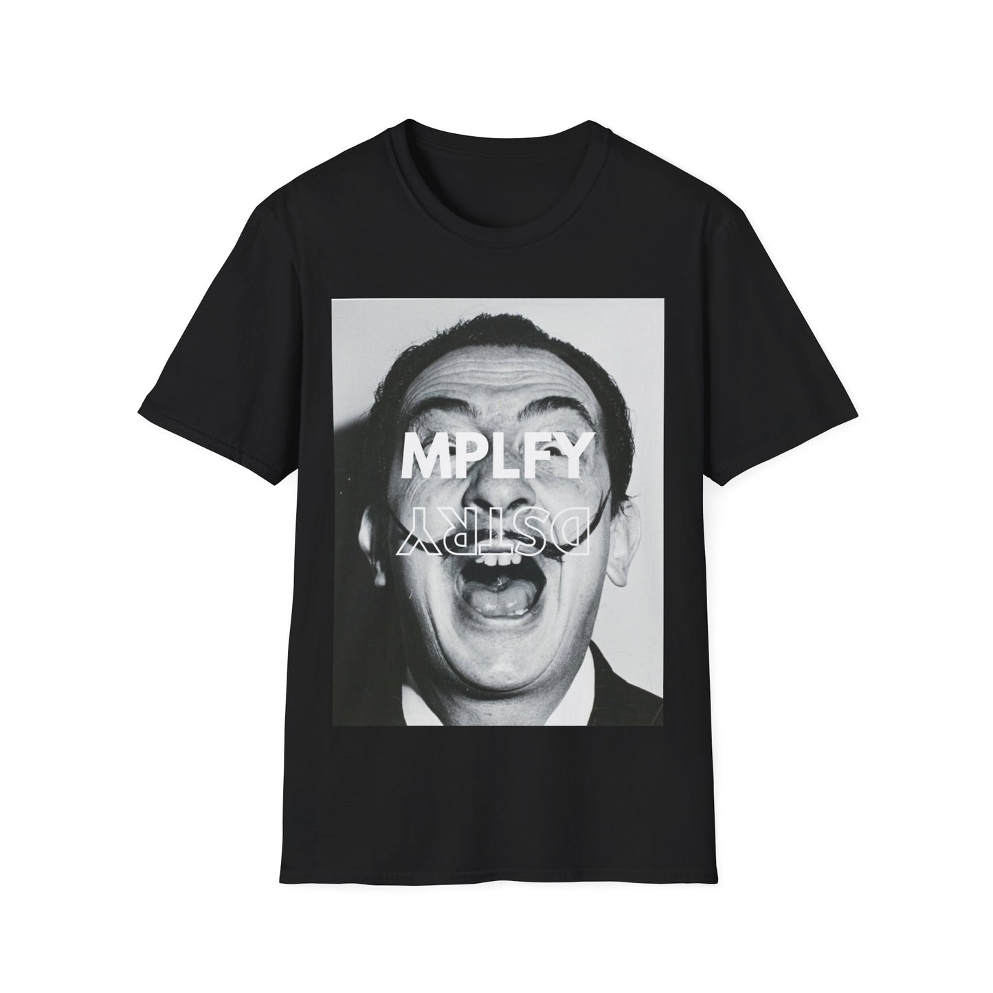 DALI Classic Fit AmpliyDestroy Print Tee Shirt Mens Womens