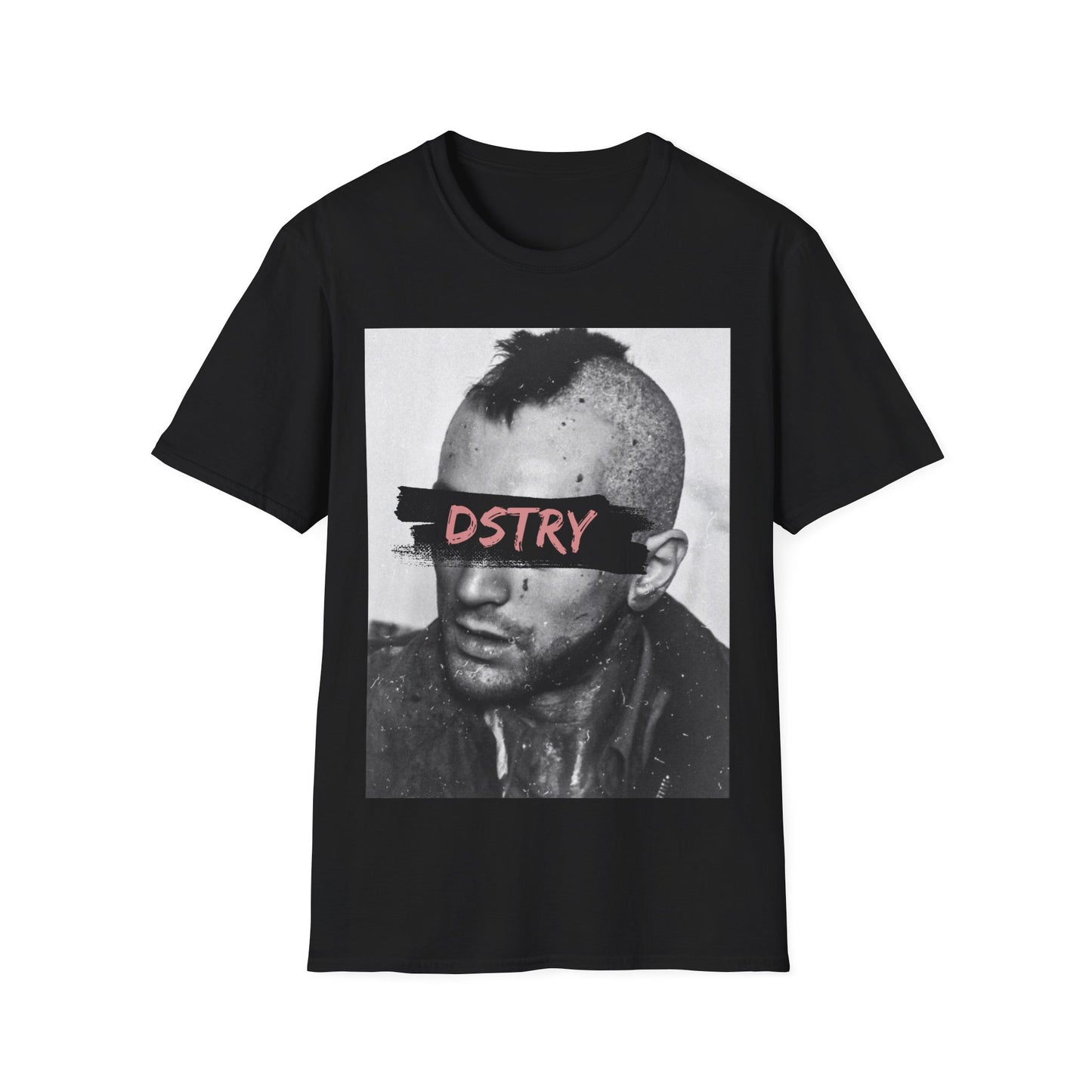 TRAVIS Classic Fit AmplifyDestroy Print Tee Shirt Robert De Niro Taxi Driver Travis Bickle Scorsese