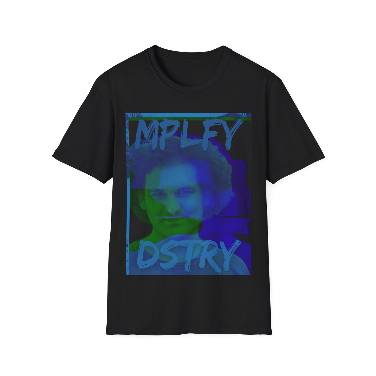 SBF Classic Fit AmplifyDestroy Print Tee Shirt SBF Sam Bankman Fried