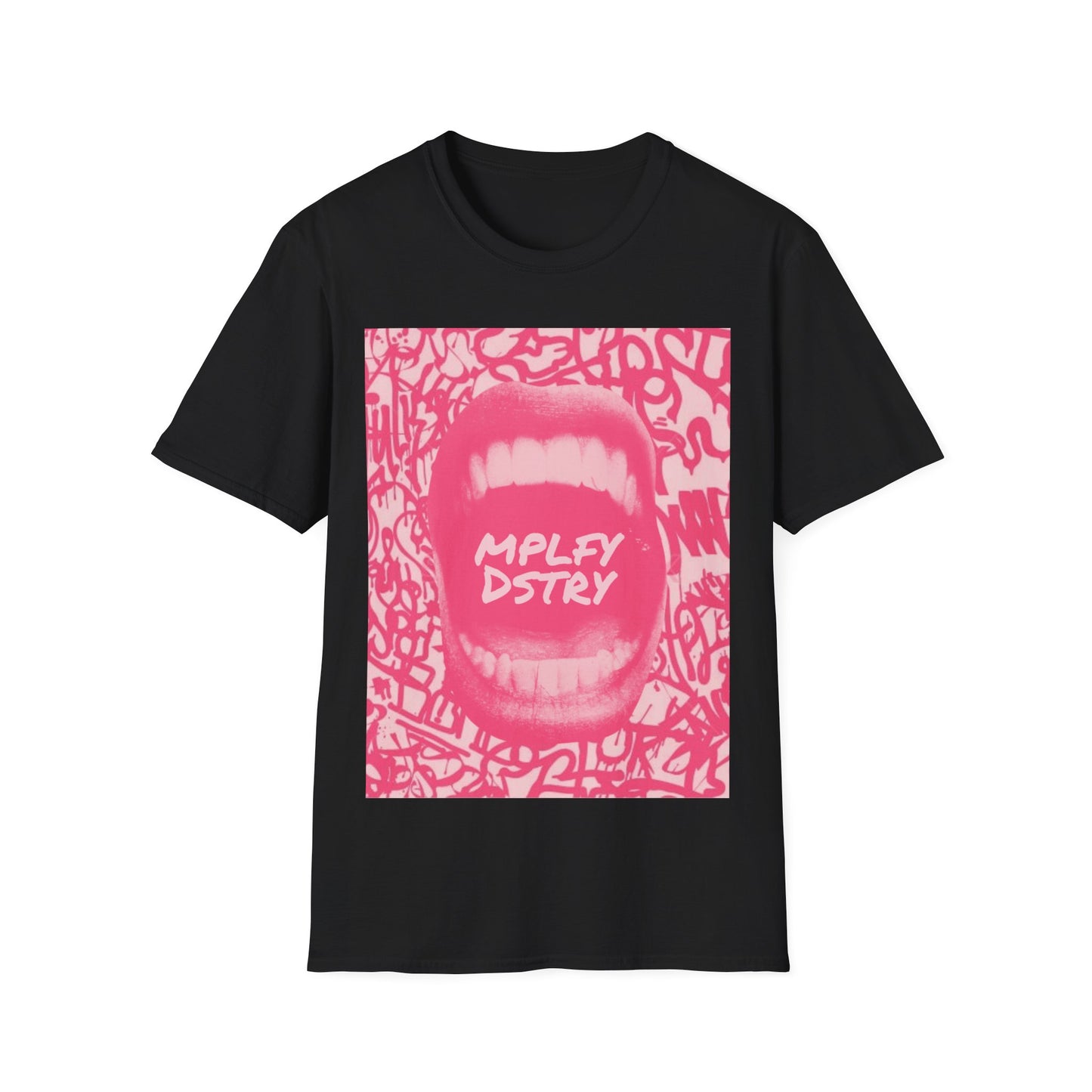 BIG MOUTH Classic Fit AmplifyDestroy Print Tee Shirt