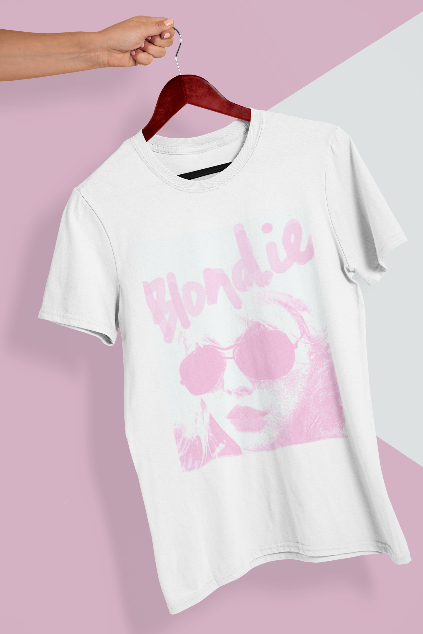 DEBBIE Classic Fit AmplifyDestroy Print Tee Shirt Blondie Debbie Harry