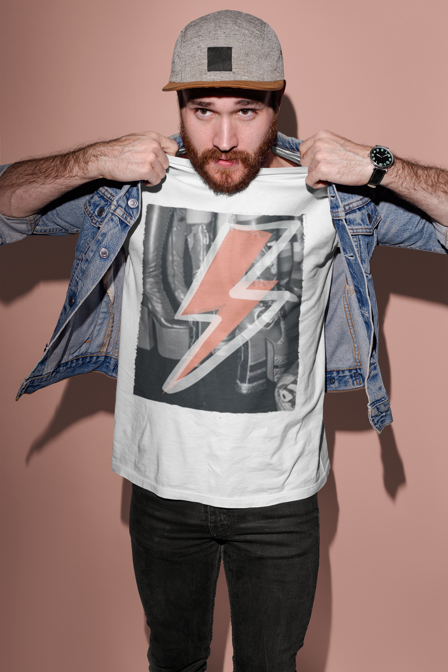 GLAM Classic Fit AmplifyDestroy Print Tee Shirt