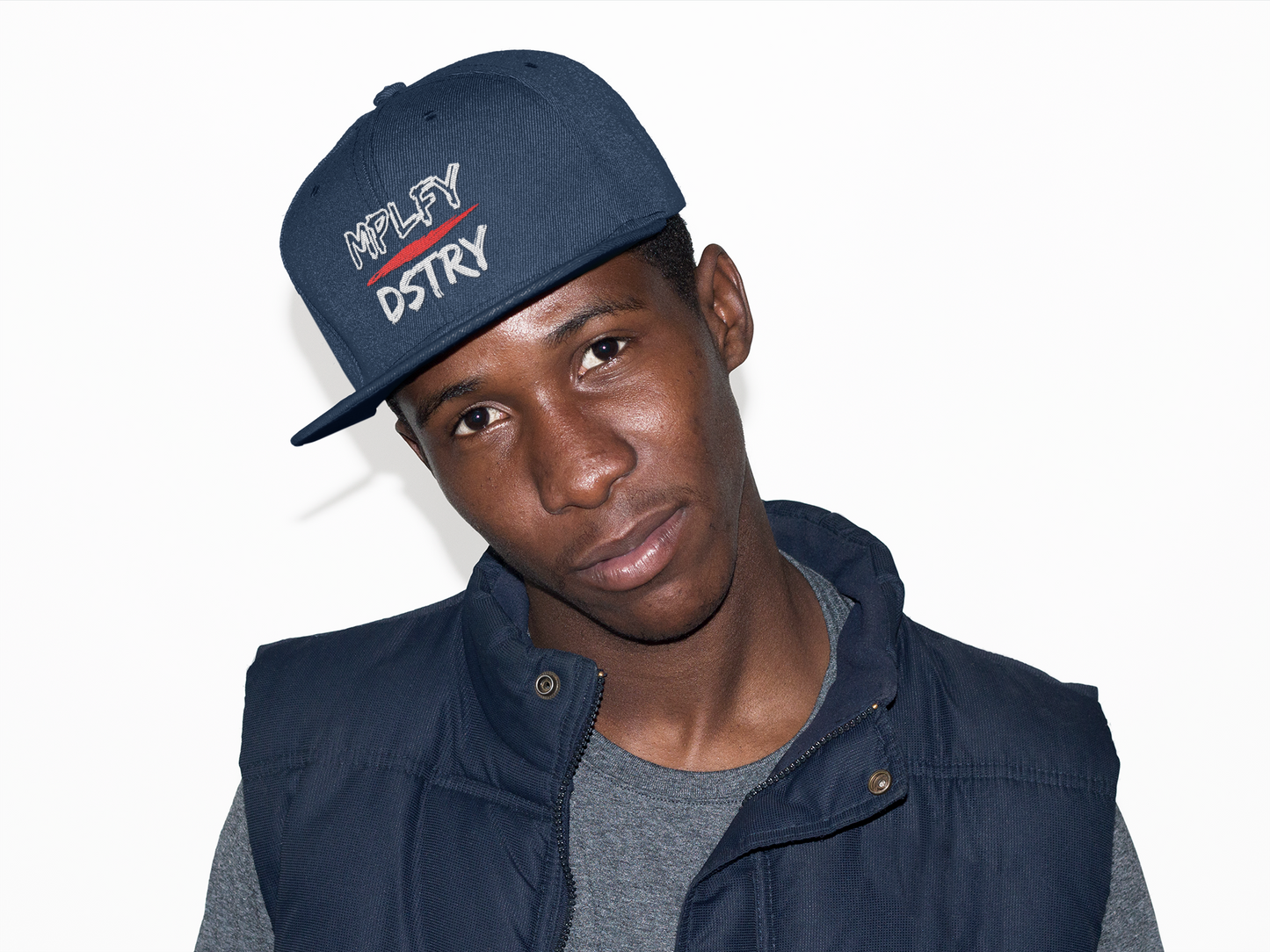 MPLFYDSTRY Embroidered Snapback Cap