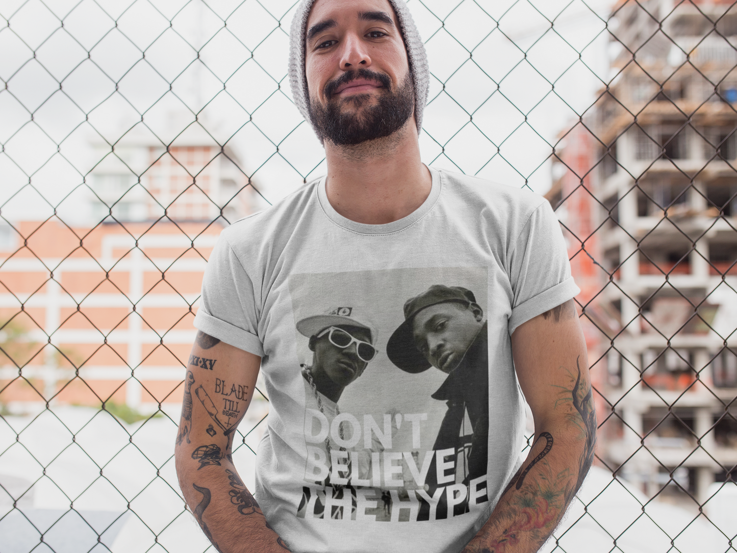 PUBLIC ENEMY Classic Fit AmplifyDestroy Print Tee Shirt