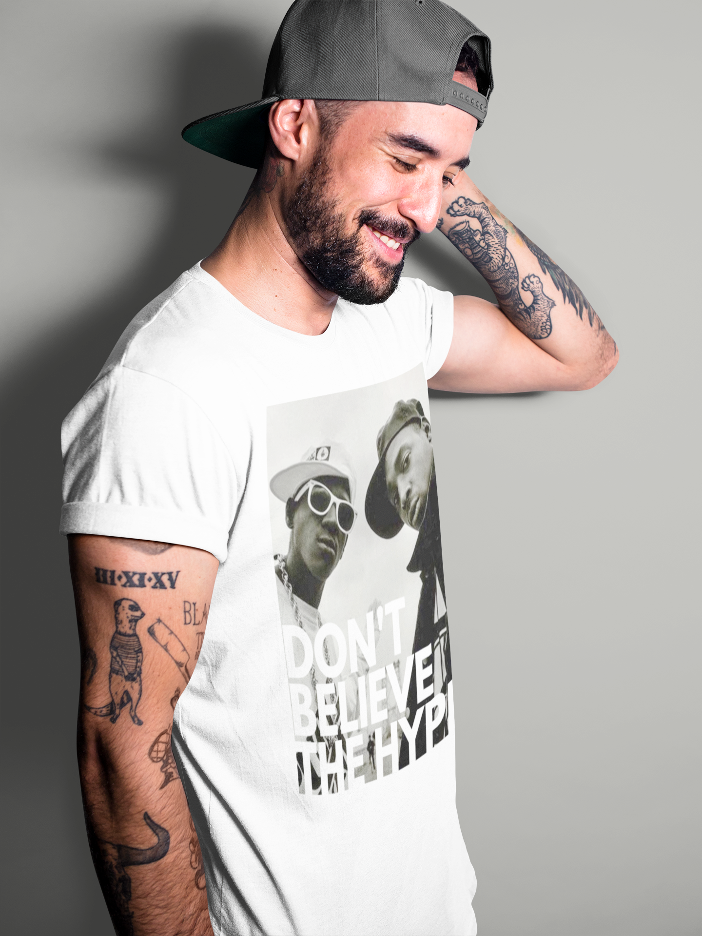 PUBLIC ENEMY Classic Fit AmplifyDestroy Print Tee Shirt
