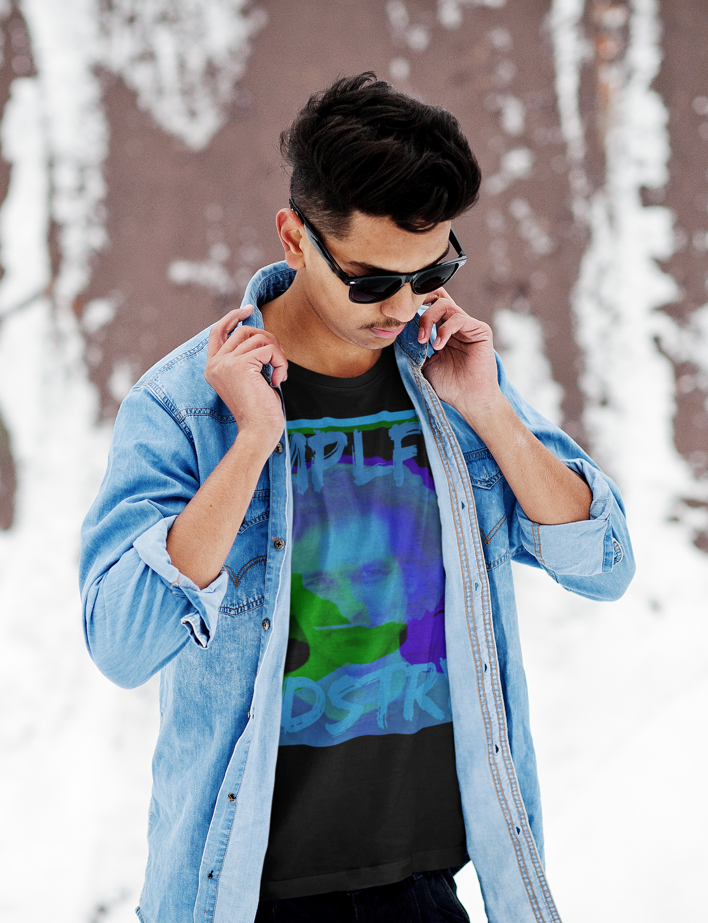 SBF Classic Fit AmplifyDestroy Print Tee Shirt SBF Sam Bankman Fried