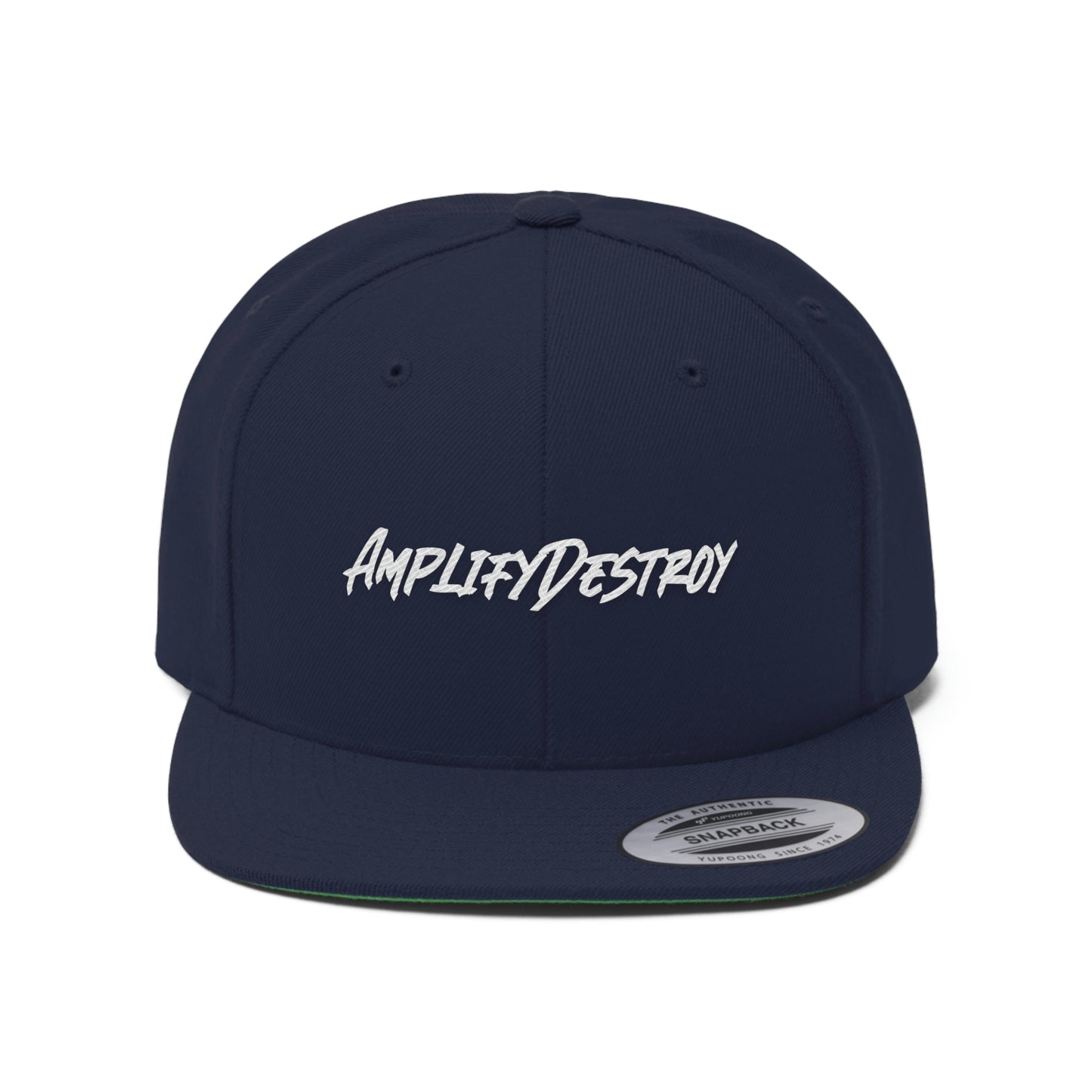 AMPLIFYDESTROY Embroidered Snapback Cap