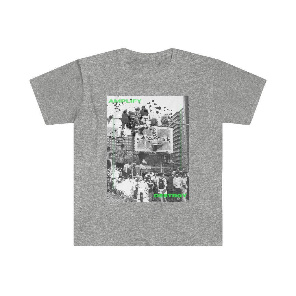BRONX Classic Fit AmplifyDestroy Print Tee Shirt