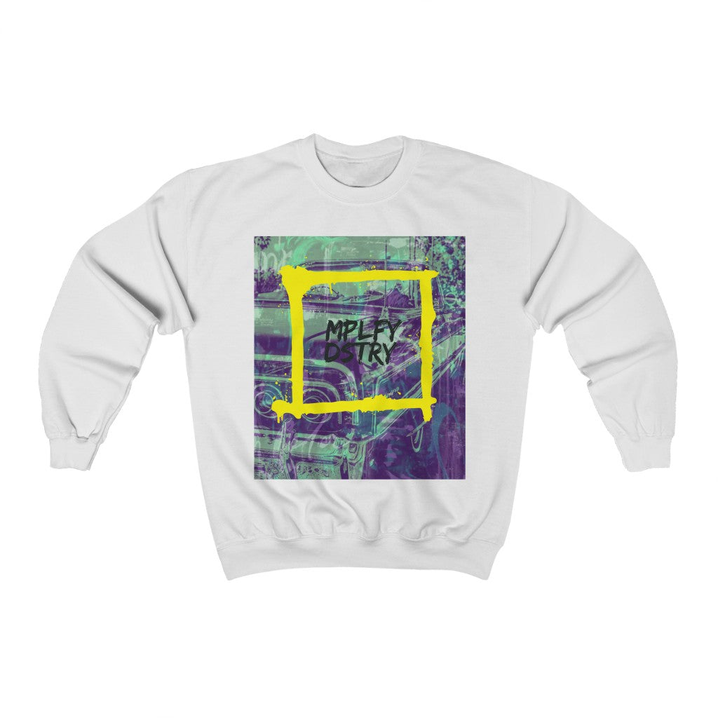 CADILLAC Classic Fit AmplifyDestroy Print Sweatshirt