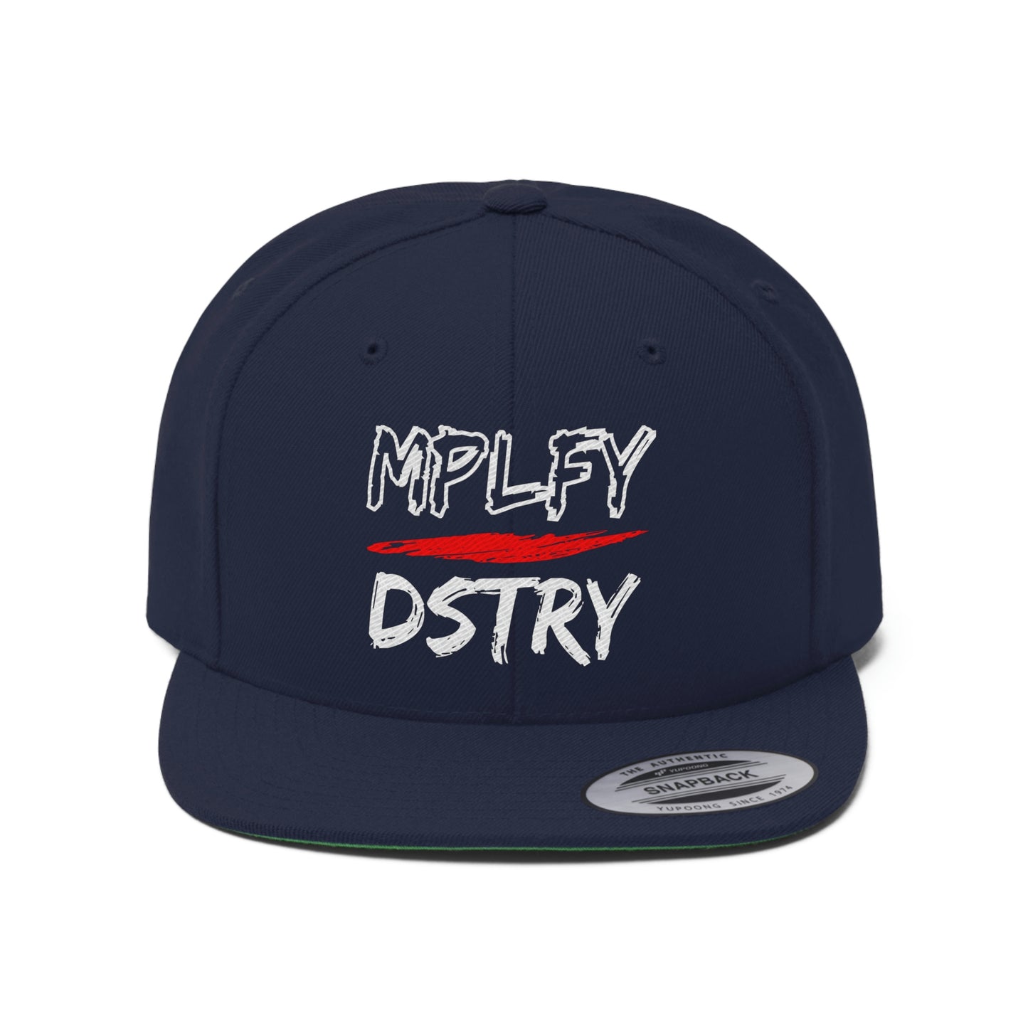 MPLFYDSTRY Embroidered Snapback Cap