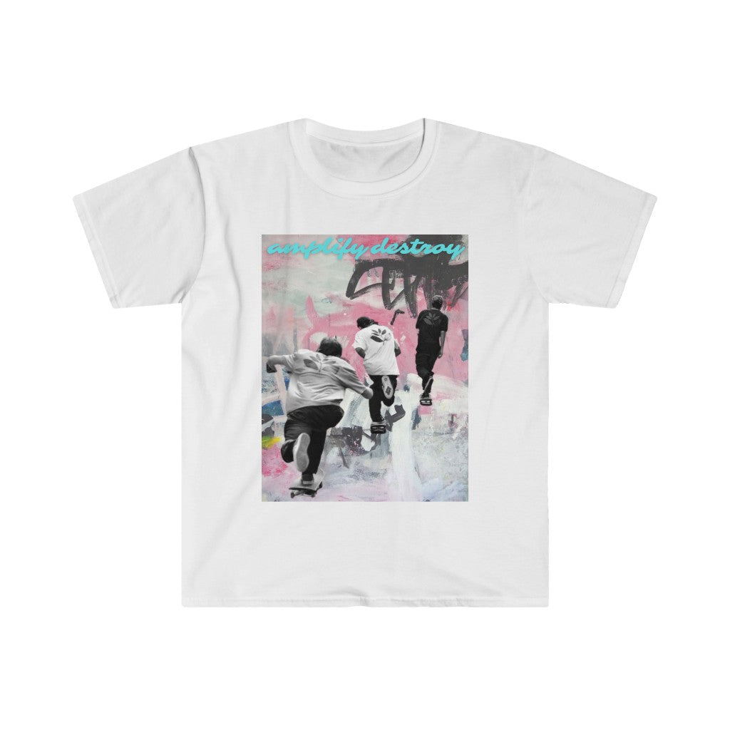 SKATERZ Classic Fit AmplifyDestroy Print Tee Shirt
