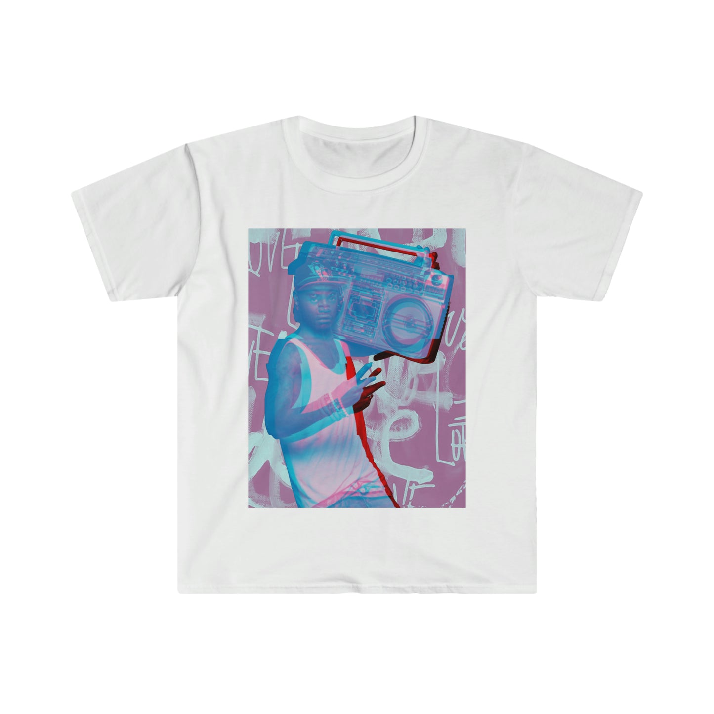 BEATBOX Classic Fit AmplifyDestroy Print Tee Shirt