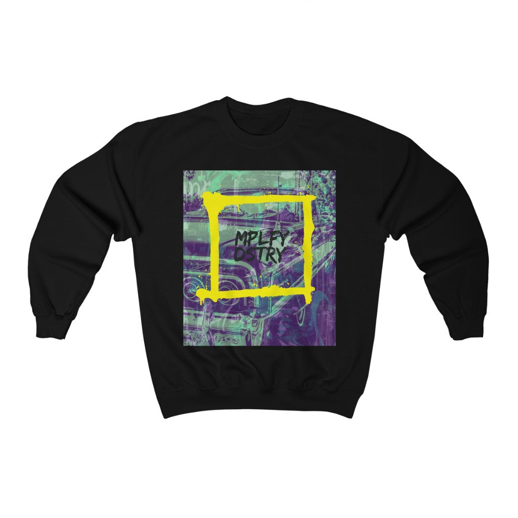 CADILLAC Classic Fit AmplifyDestroy Print Sweatshirt