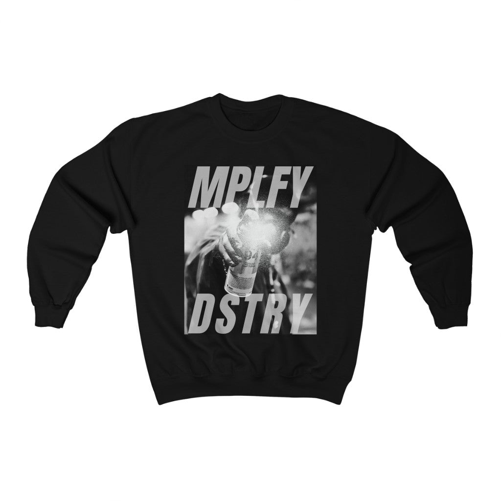 SPRAY Classic Fit AmplifyDestroy Print Sweatshirt
