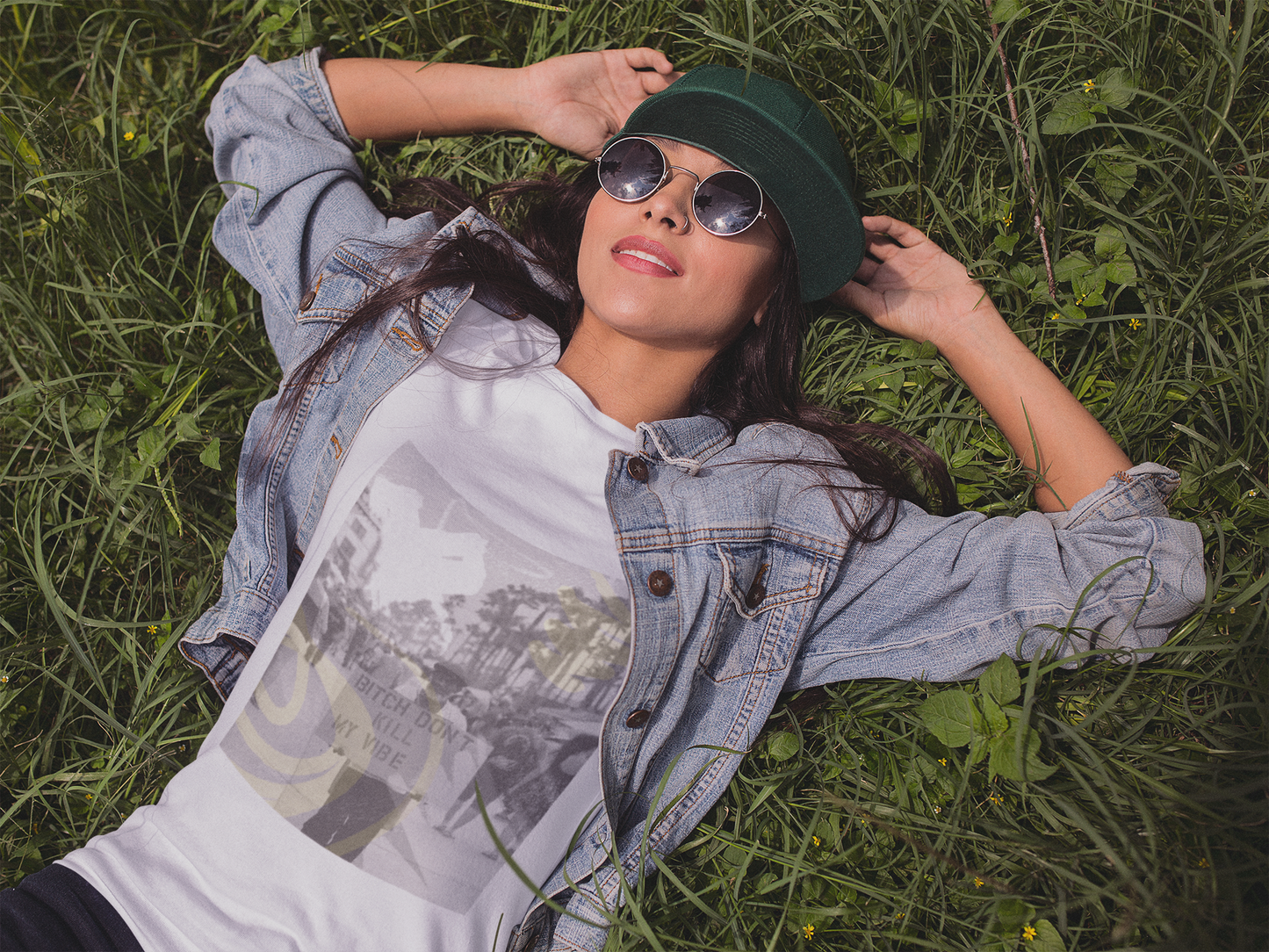 B!TCH DONT Classic Fit AmplifyDestroy Print Tee Shirt
