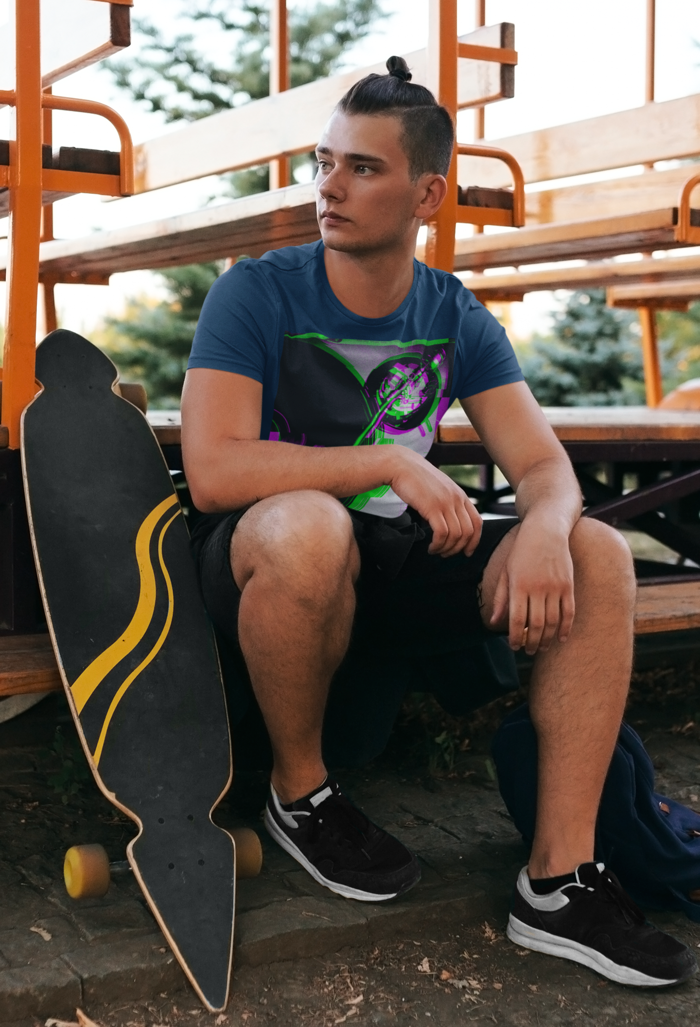 DECKZ Classic Fit AmplifyDestroy Print Tee Shirt