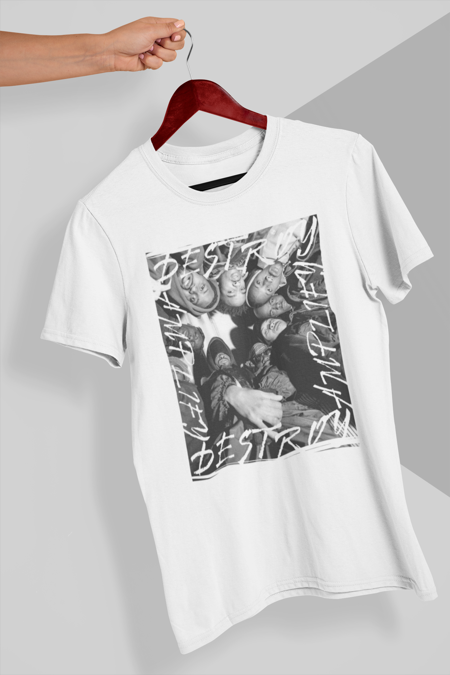 WUTANG Classic Fit AmplifyDestroy Tee Shirt