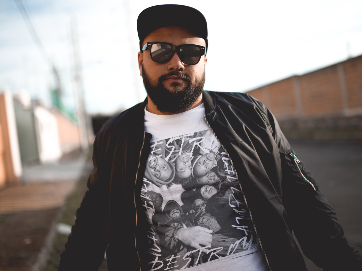WUTANG Classic Fit AmplifyDestroy Tee Shirt
