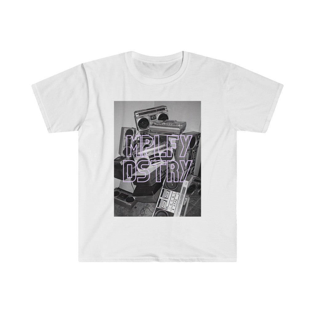 MPLFY Classic Fit AmplifyDestroy Print Tee Shirt