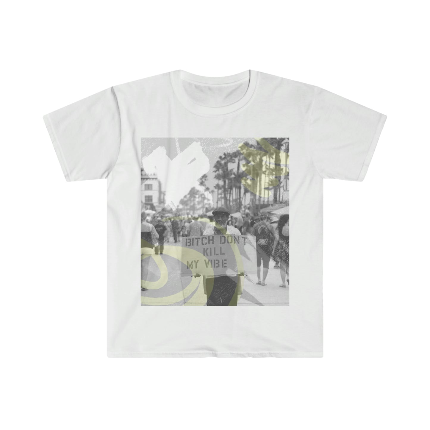B!TCH DONT Classic Fit AmplifyDestroy Print Tee Shirt