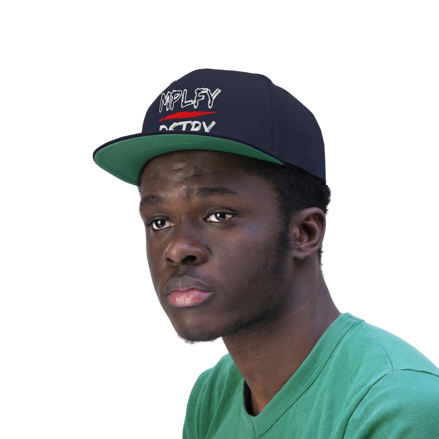 MPLFYDSTRY Embroidered Snapback Cap