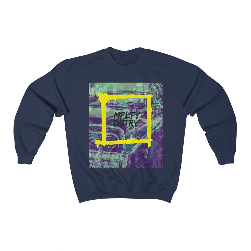 CADILLAC Classic Fit AmplifyDestroy Print Sweatshirt
