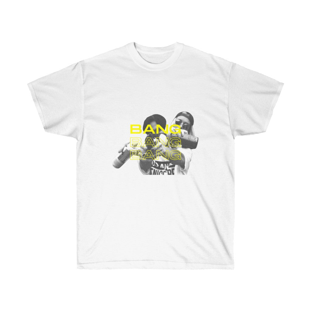 BANG Classic Fit AmplifyDestroy Print Tee Shirt