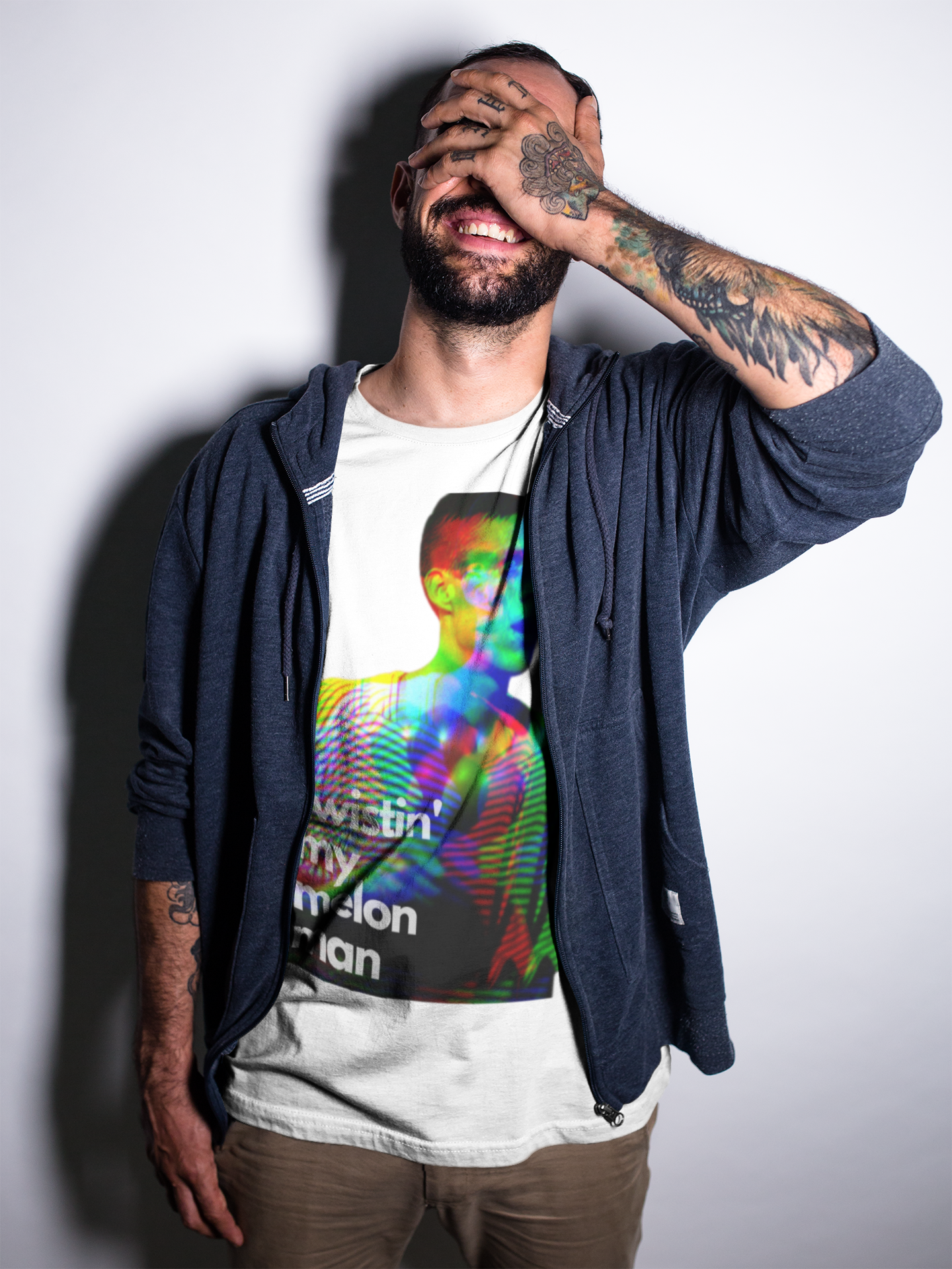 BEZ Classic Fit AmplifyDestroy Print Tee Shirt