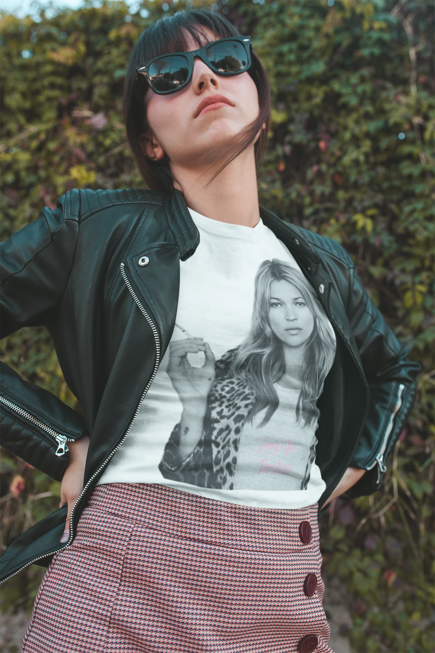 KATE Classic Fit AmplifyDestroy Print Tee Shirt