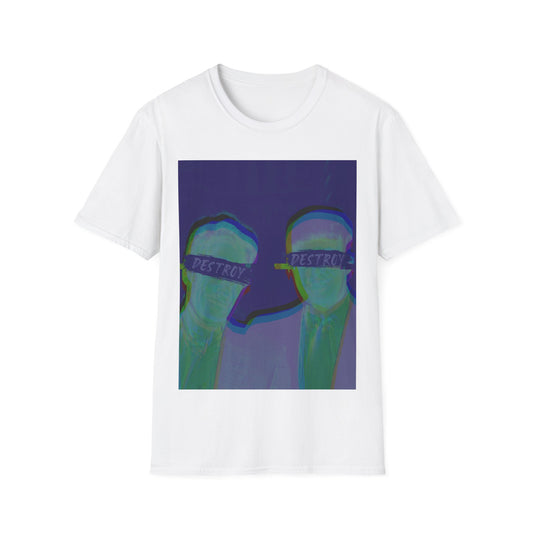 Funny Trump Epstein Unisex Softstyle T-Shirt, Political Satire Tee, Humorous Anti-Trump Shirt, Protest Apparel, Novelty Graphic Tee