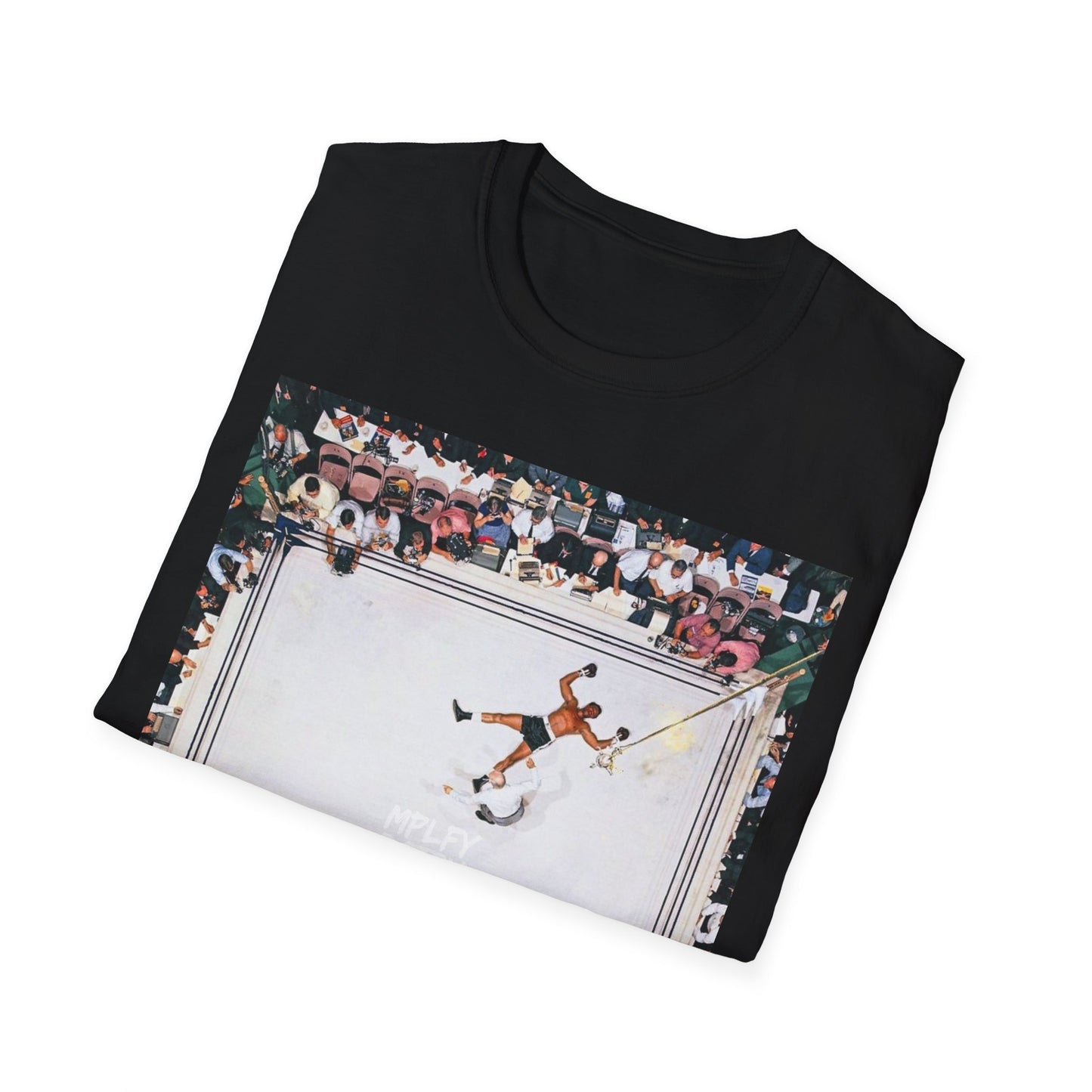 CASSIUS Classic Fit AmplifyDestroy Print Tee Shirt Cassius Clay Muhammad Ali