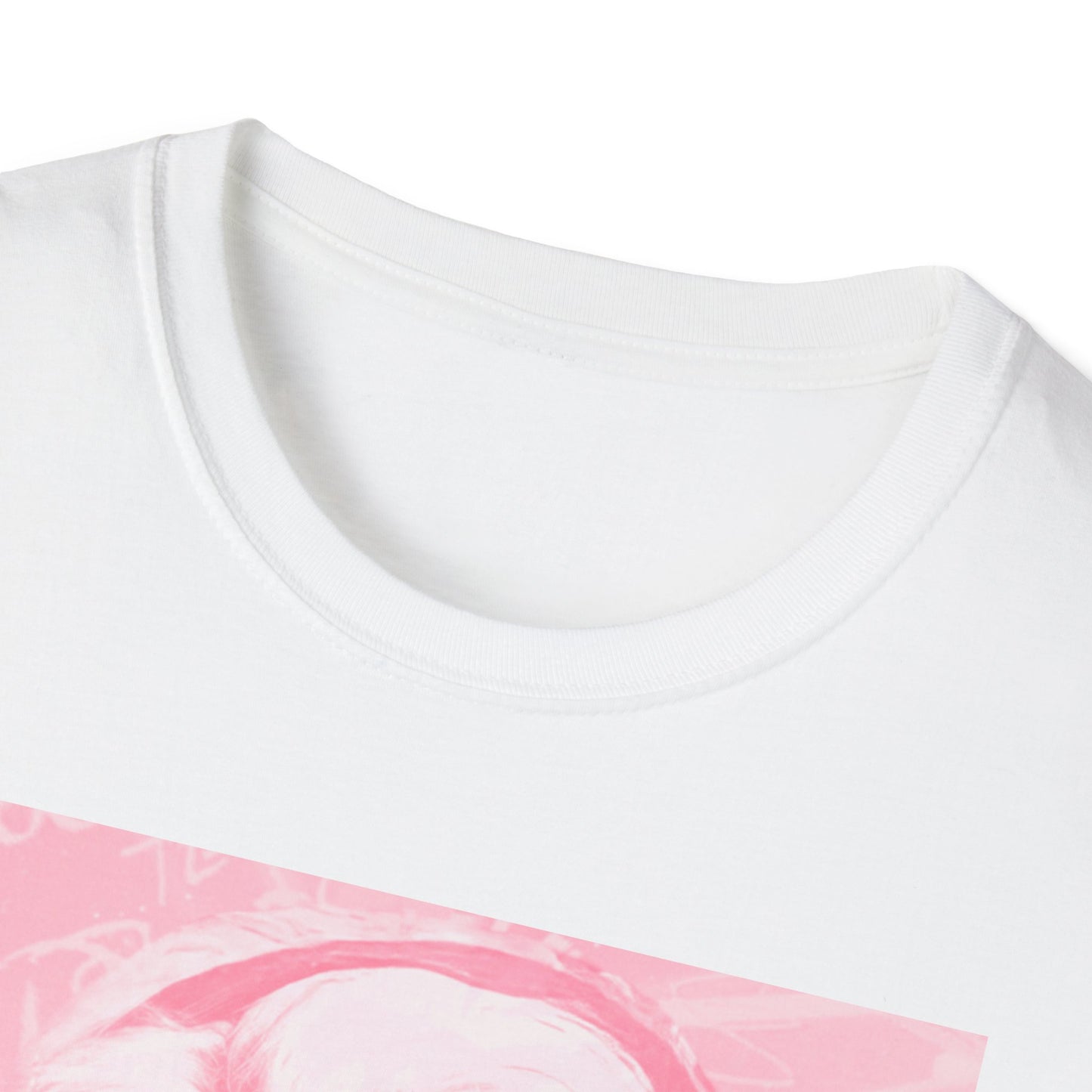 DOLLY Classic Fit AmplifyDestroy Print Tee Shirt Dolly Parton Pink White