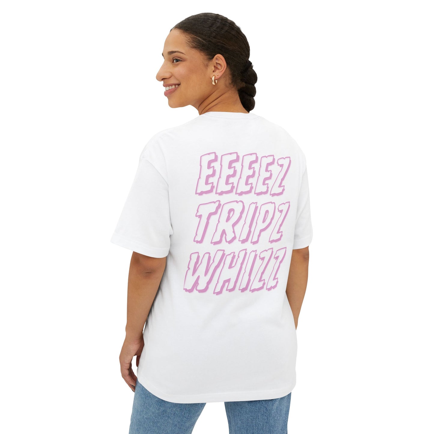 TRIPZ Classic Fit Oversized AmplifyDestroy Print Tee Chill Vibes Unisex Oversized Casual Music Festivals, Unique Gift Idea, Everyday Wear