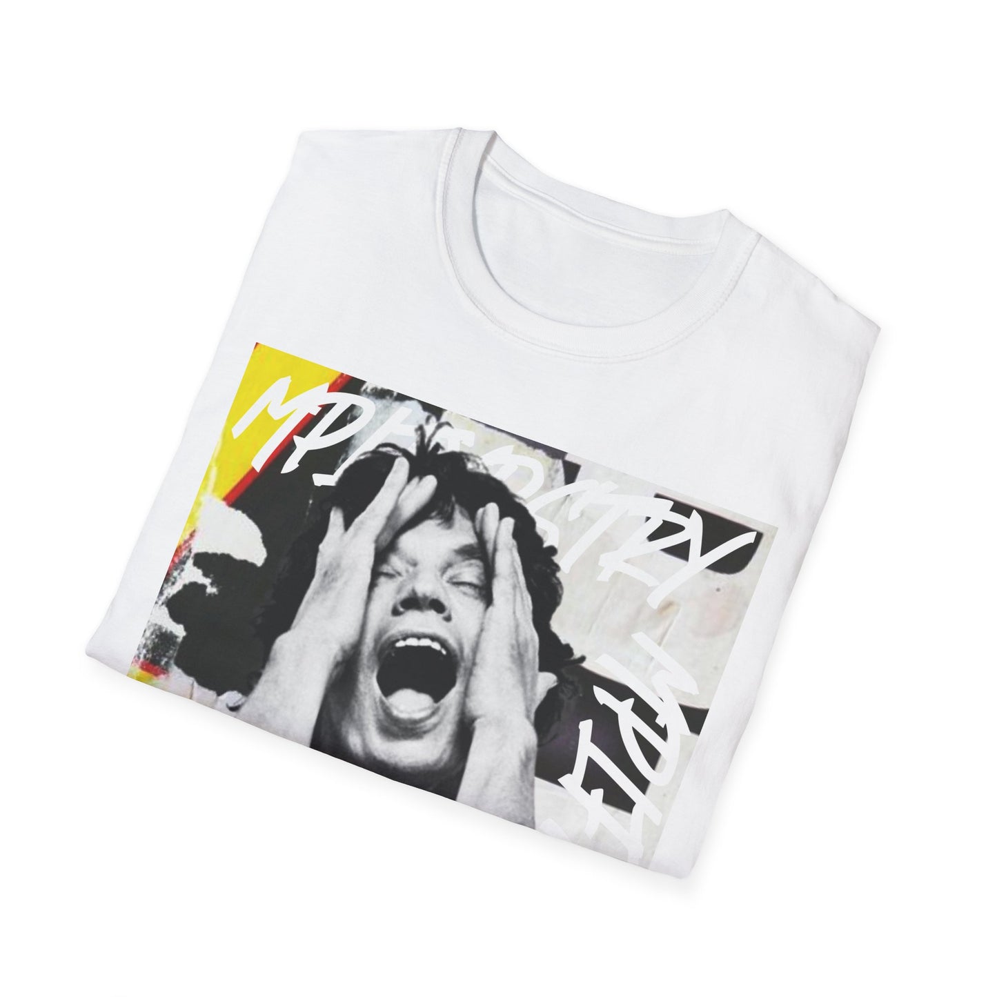 MICK Classic Fit AmplifyDestroy Print Tee shirt Emotive Graphic Unisex T-Shirt, Casual Tee, Streetwear Style, Comfort Wear, Unique Gift
