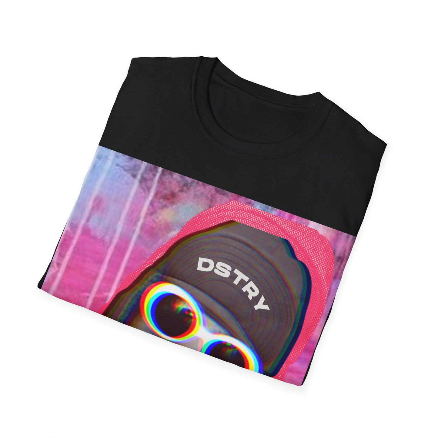 KURT Classic Fit AmplifyDestroy Print Tee Shirt Kurt Cobain 90s Rock Tee Grunge Nirvana Band