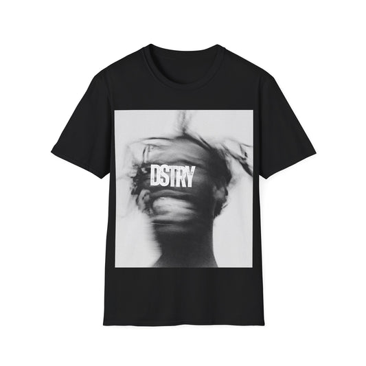 LOCO Classic Fit  AmplifyDestroy Print Tee Shirt Casual Wear, Gift for Artists, Streetwear Fashion