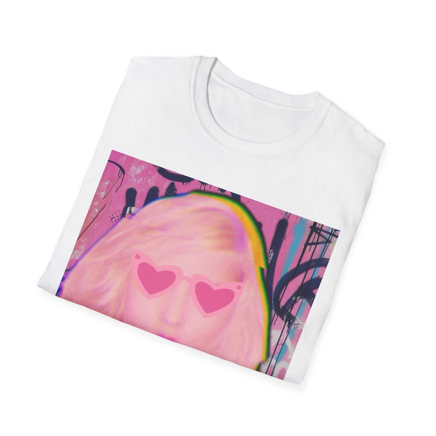 Vibrant Heart Graphic T-Shirt, Trendy Casual Tee for Art Lovers, Unique Gift Idea for Birthdays, Stylish Summer Apparel, Unisex Streetwear