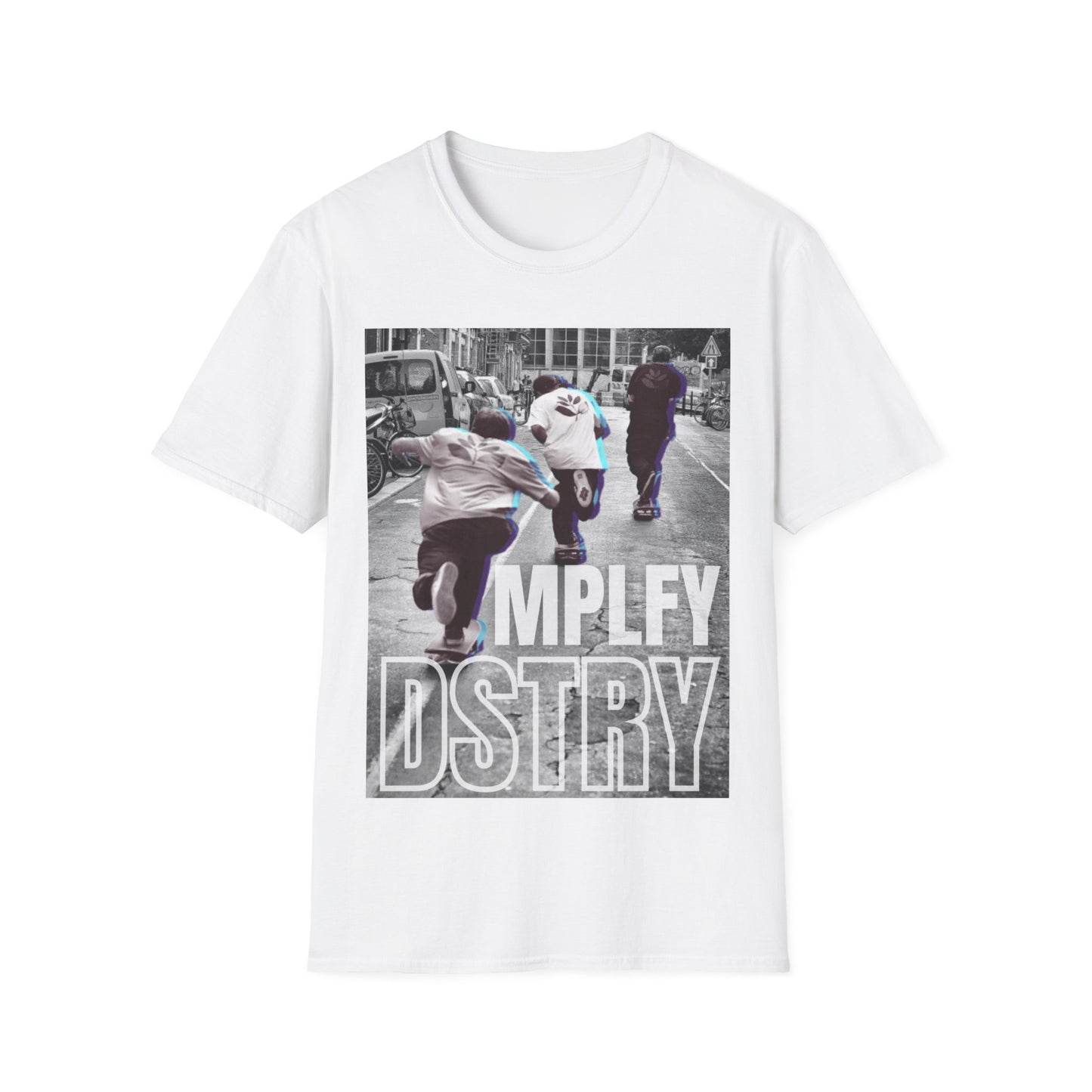 3 SKATERZ Classic Fit AmplifyDestroy Print Tee Shirt