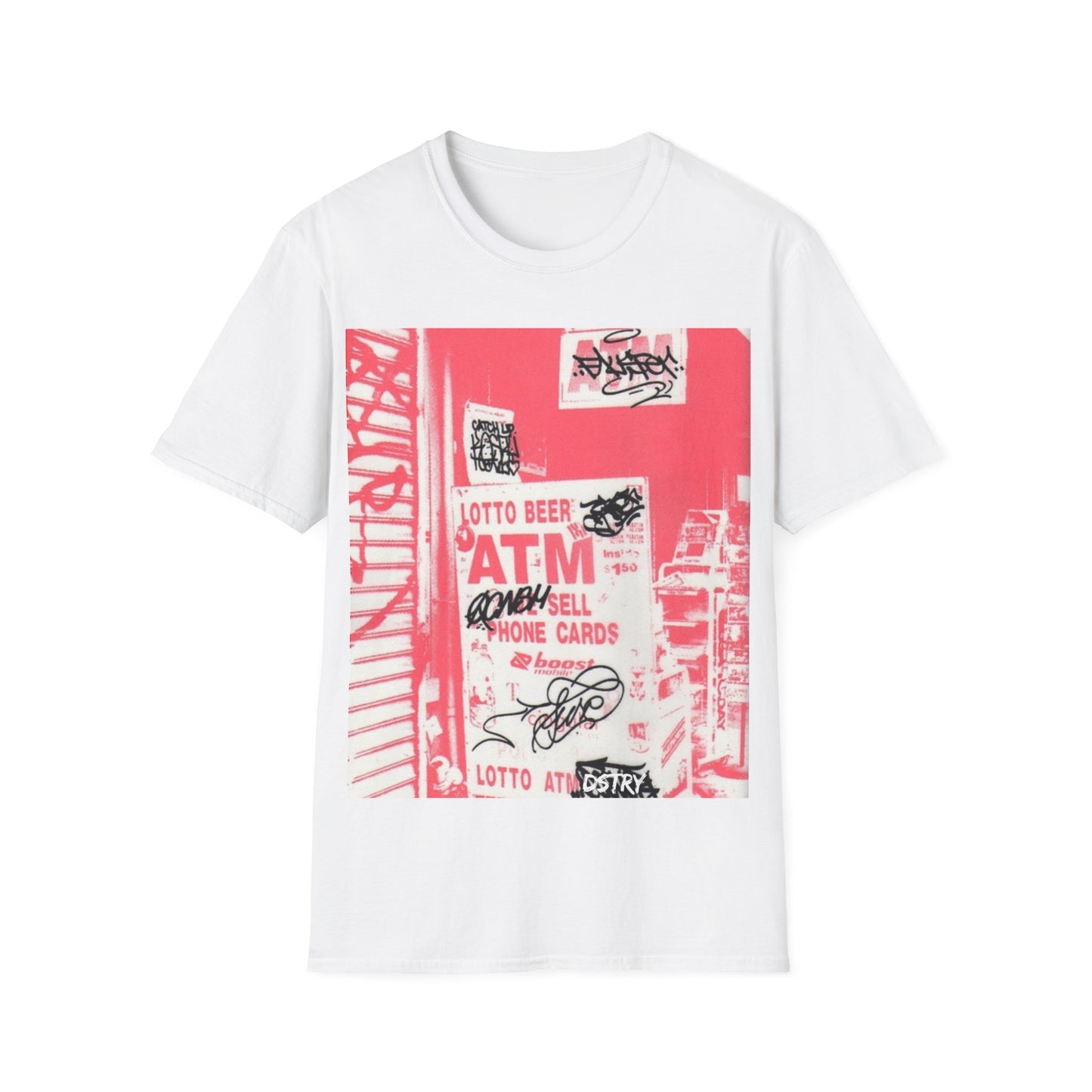 ATM Classic Fit AmplifyDestroy Print Tee shirt