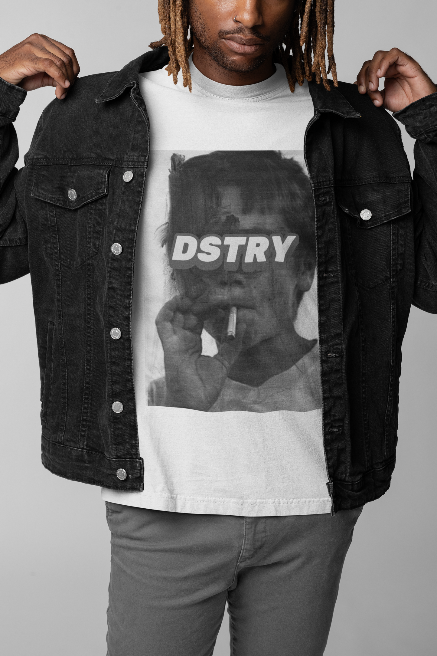 DSTRY Graphic T-Shirt for Creative Souls, Casual Wear, Unique Gift, Street Style Fashion, Everyday Comfort