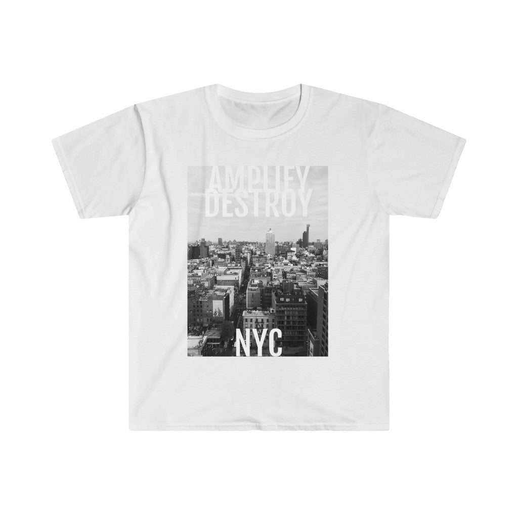 NYC Classic Fit AmplifyDestroy Print Tee Shirt