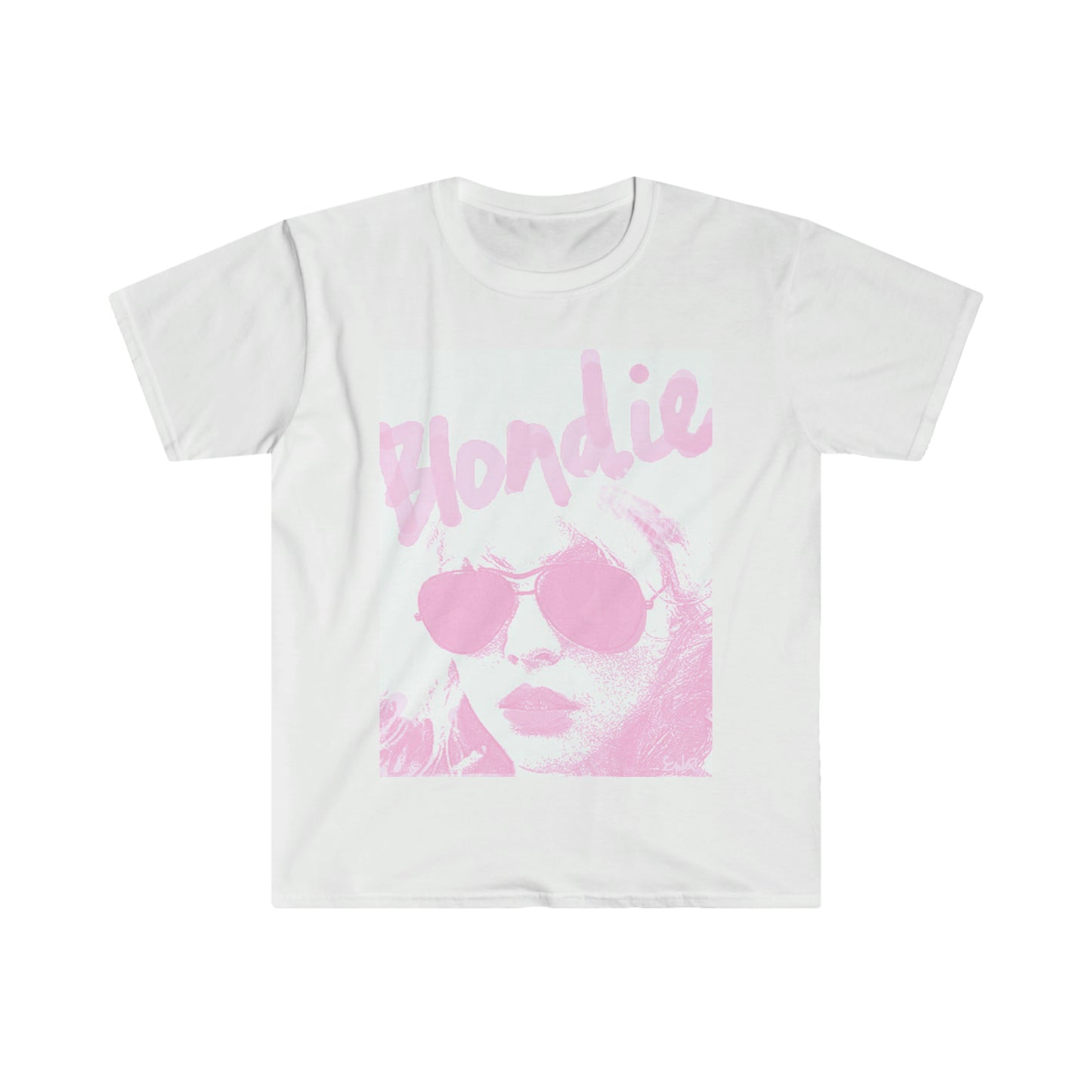 DEBBIE Classic Fit AmplifyDestroy Print Tee Shirt Blondie Debbie Harry